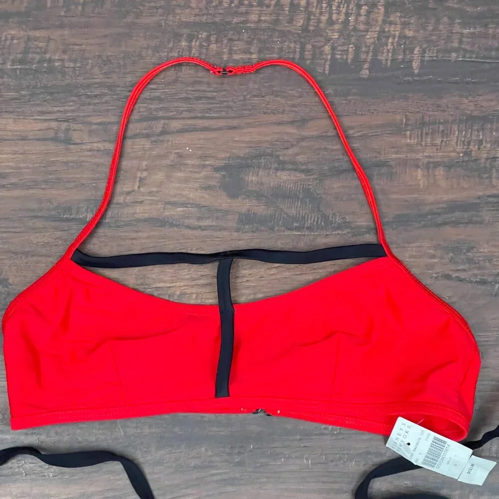 Chromat Bikini Top and Bottom NWT Black/Red Sz S NWT - Picture 5 of 11